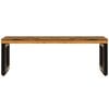 vidaXL Coffee Table 100x50x35 cm Solid Reclaimed Wood and Steel