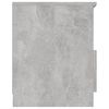 vidaXL Bed Cabinet Concrete Grey 40x40x50 cm Engineered Wood