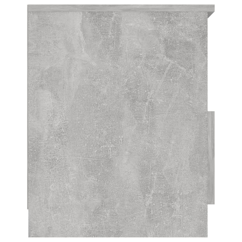 vidaXL Bed Cabinet Concrete Grey 40x40x50 cm Engineered Wood