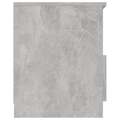 vidaXL Bed Cabinet Concrete Grey 40x40x50 cm Engineered Wood, concrete grey vidaXL Bed Cabinet Concrete Grey 40x40x50 cm Engineered Wood