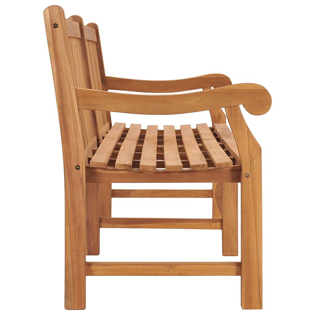 vidaXL Garden Bench 228 cm Solid Teak Wood