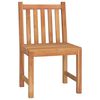 vidaXL 5 Piece Garden Dining Set Solid Wood Teak