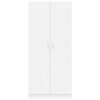 vidaXL Wardrobe White 80x52x180 cm Engineered Wood