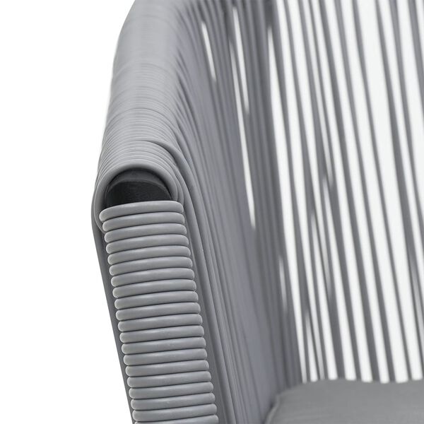 vidaXL Garden Chairs 2 pcs Anthracite PE Rattan