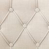 vidaXL Dining Chairs 2 pcs Beige Fabric