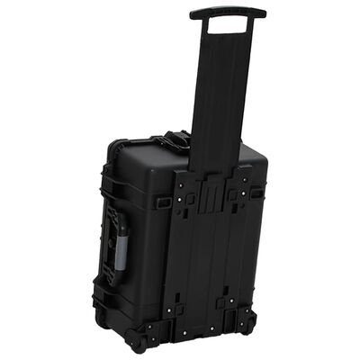 vidaXL Wheeled Flight Case Black 58x45x27 cm PP,  vidaXL Wheeled Flight Case Black 58x45x27 cm PP