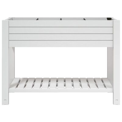 vidaXL Garden Raised Bed White 110x45x79 cm Polypropylene, white vidaXL Garden Raised Bed White 110x45x79 cm Polypropylene