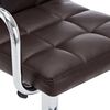 vidaXL Bar Stools 2 pcs Brown Faux Leather