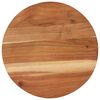vidaXL Coffee Table Ø 55x40 cm Solid Wood Acacia