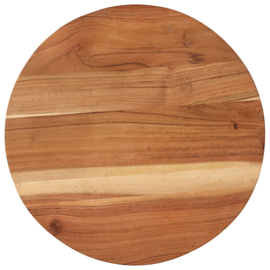 vidaXL Coffee Table Ø 55x40 cm Solid Wood Acacia