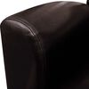 vidaXL Sofa Chair Dark Brown Faux Leather