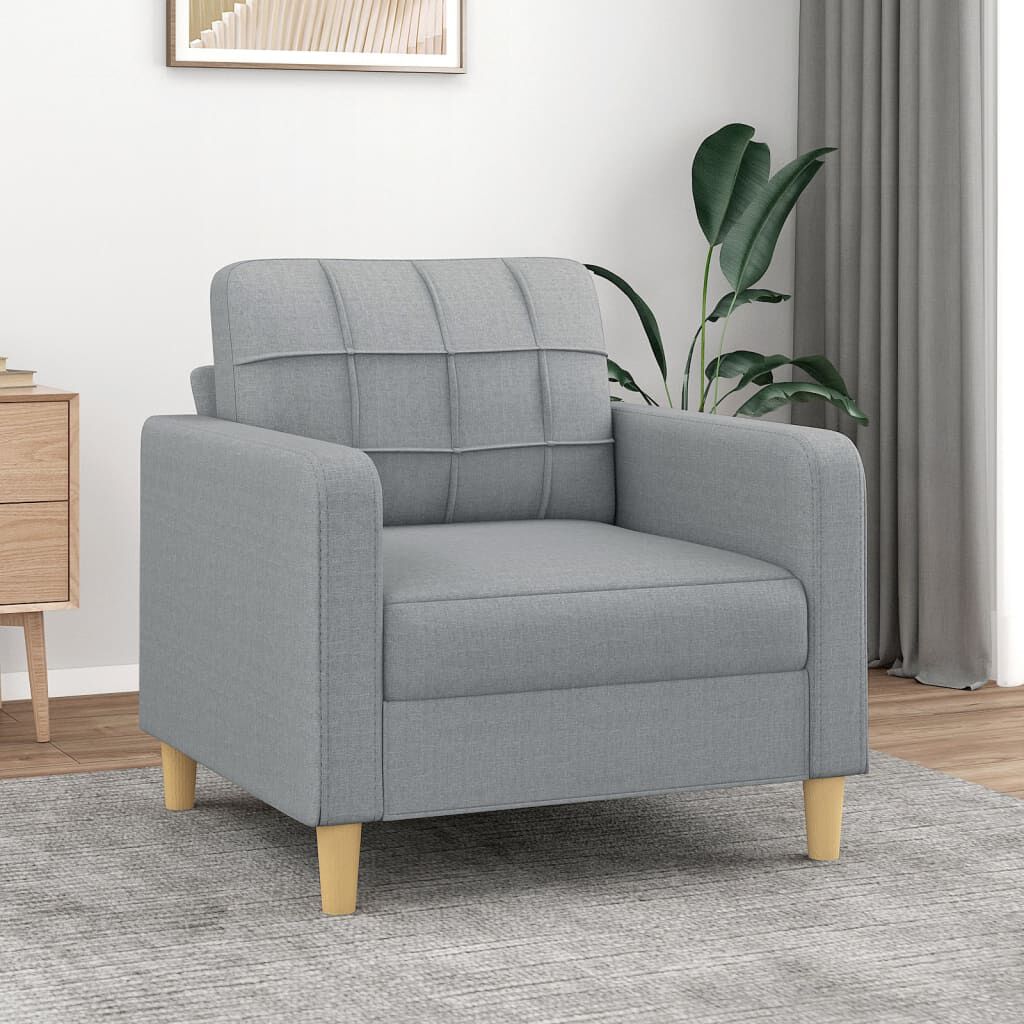 vidaXL 3-Seater Sofa Dark Grey 180 cm Fabric