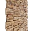 vidaXL 3D Wall Cladding Panels 10 pcs 1.01 m² Solid Teak Wood