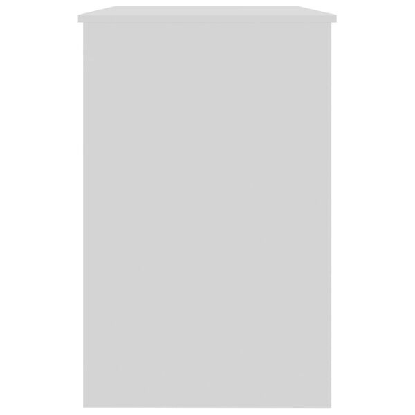 vidaXL Desk White 100x50x76 cm Engineered Wood
