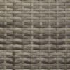 vidaXL 3-Seater Garden Bench with Cushions Grey Poly Rattan