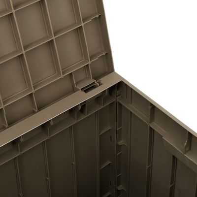 vidaXL Garden Storage Box Grey 55.5x43x53 cm Polypropylene, grey vidaXL Garden Storage Box Grey 55.5x43x53 cm Polypropylene