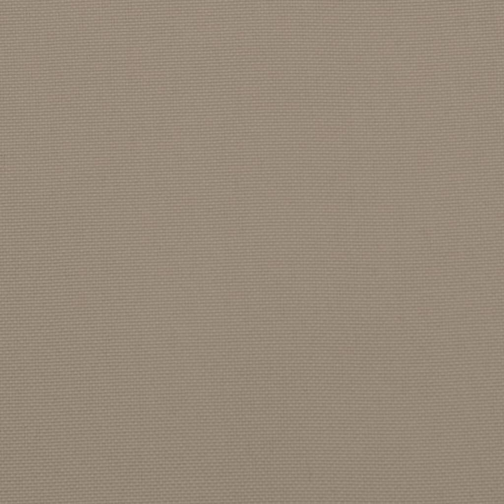vidaXL Pallet Cushions 2 pcs Taupe Fabric