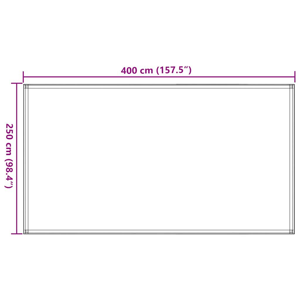 vidaXL Tent Carpet 250x400 cm Anthracite