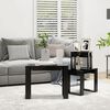 vidaXL Nesting Tables 3 pcs Black Engineered Wood