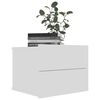 vidaXL Bedside Cabinets 2 pcs White 40x30x30 cm Engineered Wood