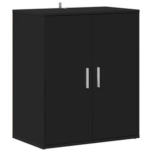 vidaXL Shoe cabinets 60 x 35 x 70 cm Black 5 shelves for shoes