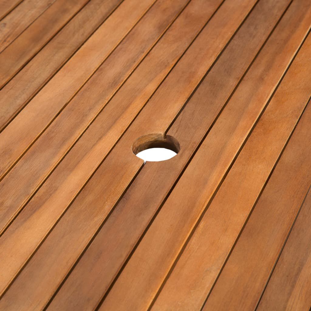 vidaXL Garden Table 150x90x74 cm Solid Acacia Wood