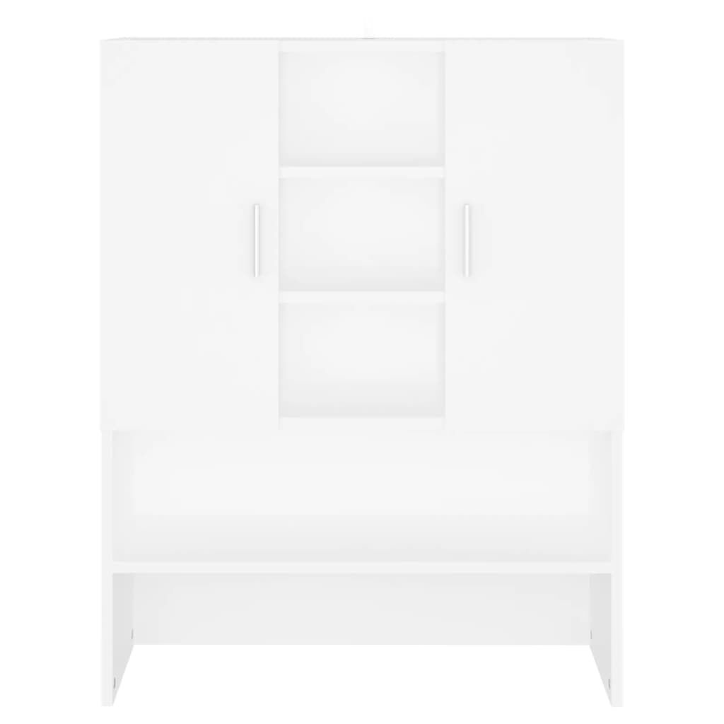 vidaXL Washing Machine Cabinet White 70.5x25.5x90 cm