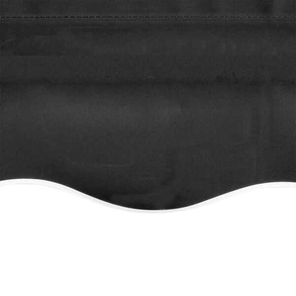 vidaXL Awning Top Sunshade Canvas Anthracite 350x250 cm