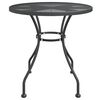 vidaXL 3 Piece Garden Dining Set Expanded Metal Mesh Anthracite