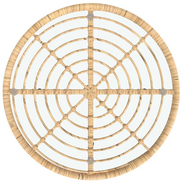 vidaXL 5 Piece Garden Dining Set Poly Rattan