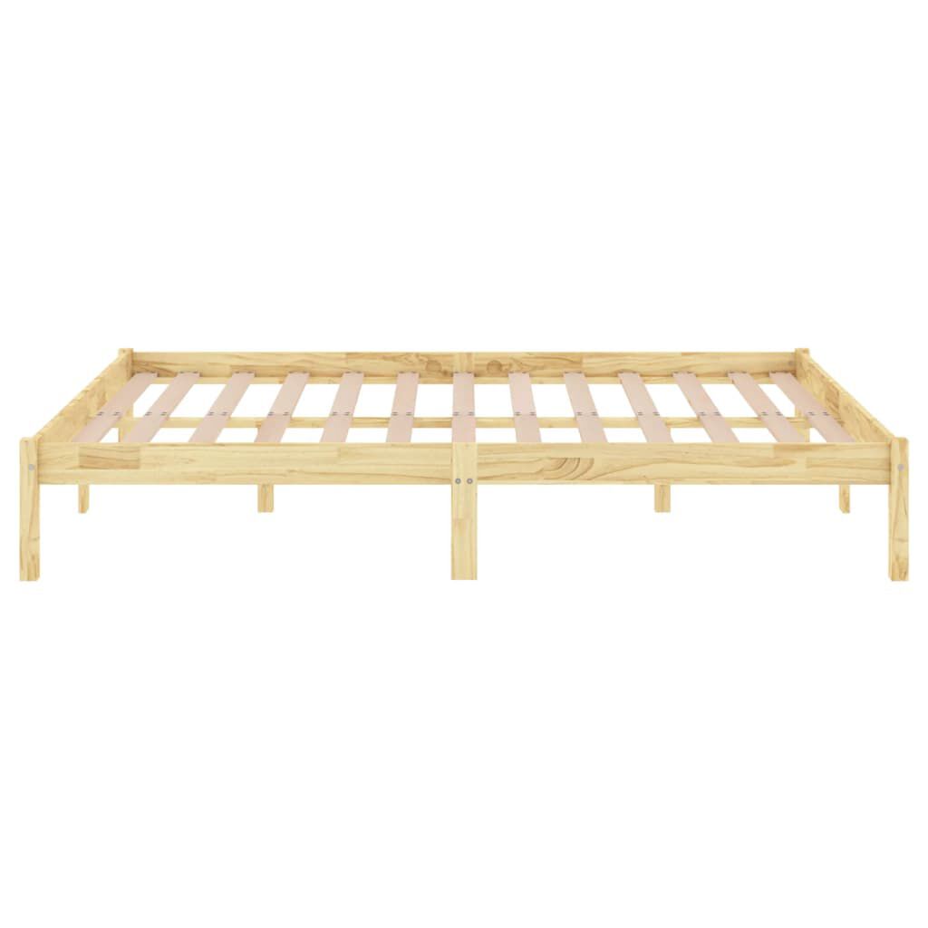 vidaXL Bed Frame without Mattress Solid Wood Super King Size