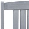 vidaXL Garden Chairs 6 pcs Solid Acacia Wood Grey