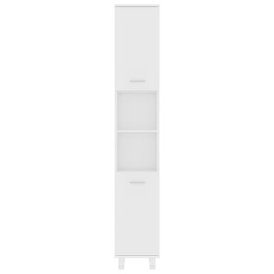 vidaXL 4 Piece Bathroom Furniture Set White Engineered Wood, white vidaXL 4 Piece Bathroom Furniture Set White Engineered Wood