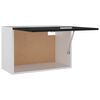 vidaXL Hanging Cabinet Lyon Black 60x31x40 cm Engineered Wood