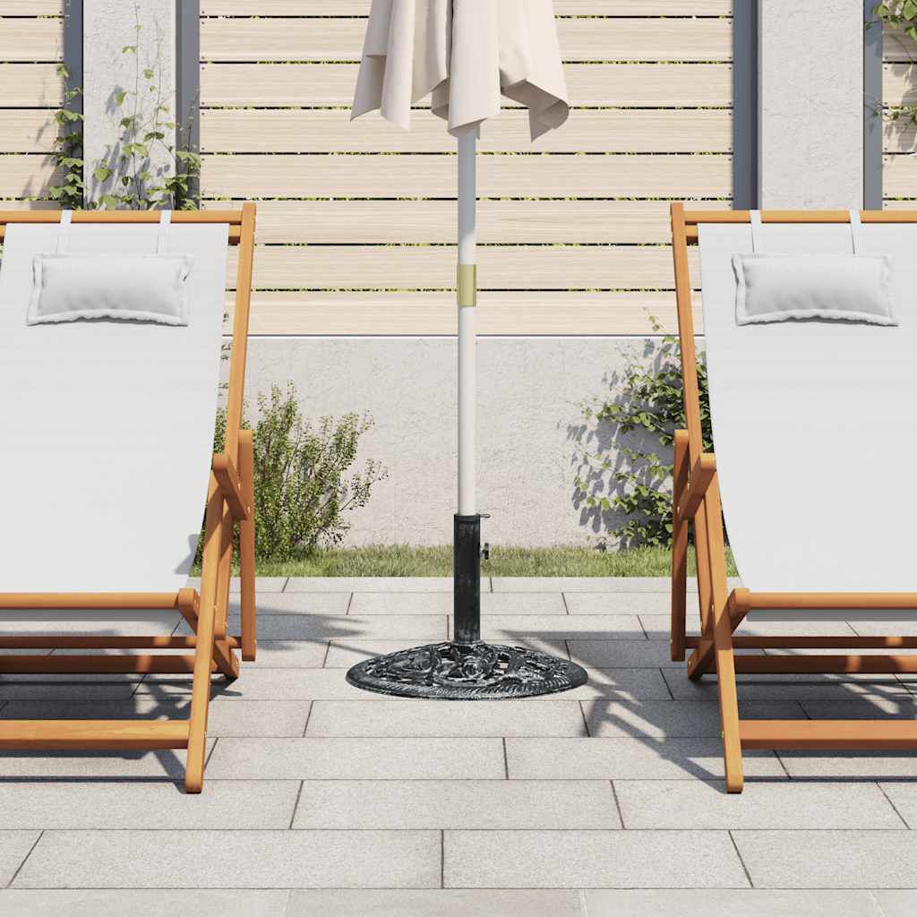 vidaXL Umbrella Base Cast Iron 12 kg 48 cm