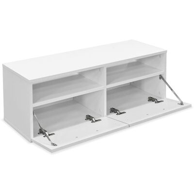 vidaXL TV Cabinet Engineered Wood 95x35x36 cm White, white vidaXL TV Cabinet Engineered Wood 95x35x36 cm White