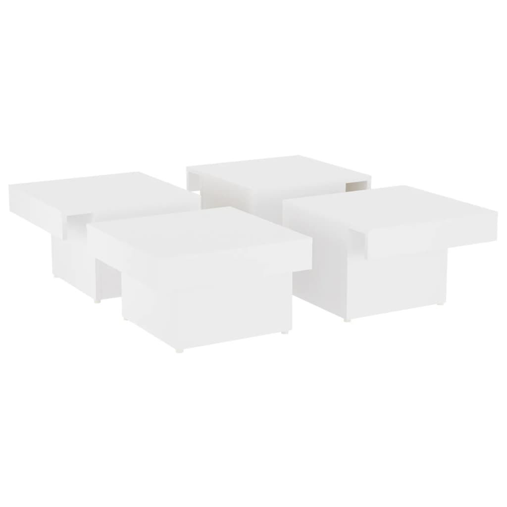 vidaXL Coffee Table White 90x90x28 cm Engineered Wood