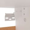 vidaXL Shoe Cabinet White 60x35x70 cm Engineered Wood