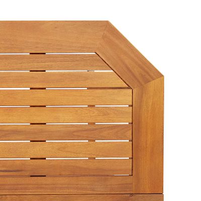 vidaXL Bistro Table 90x50x75 cm Solid Acacia Wood, brown vidaXL Bistro Table 90x50x75 cm Solid Acacia Wood