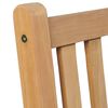 vidaXL Outdoor Chairs 4 pcs Solid Teak Wood