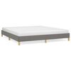 vidaXL Bed Frame without Mattress Dark Grey 180x200 cm Fabric
