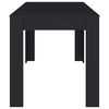 vidaXL Dining Table Black 140x74.5x76 cm Engineered Wood