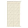 vidaXL Garden Bench Cushion Cream White 200x(50+50)x7cm Oxford Fabric