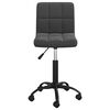 vidaXL Swivel Dining Chair Black Velvet