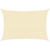 vidaXL Sunshade Sail 160 g/m&sup2; Cream 4x5 m HDPE