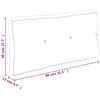 vidaXL Pallet Cushion Beige 80x40x12 cm Fabric