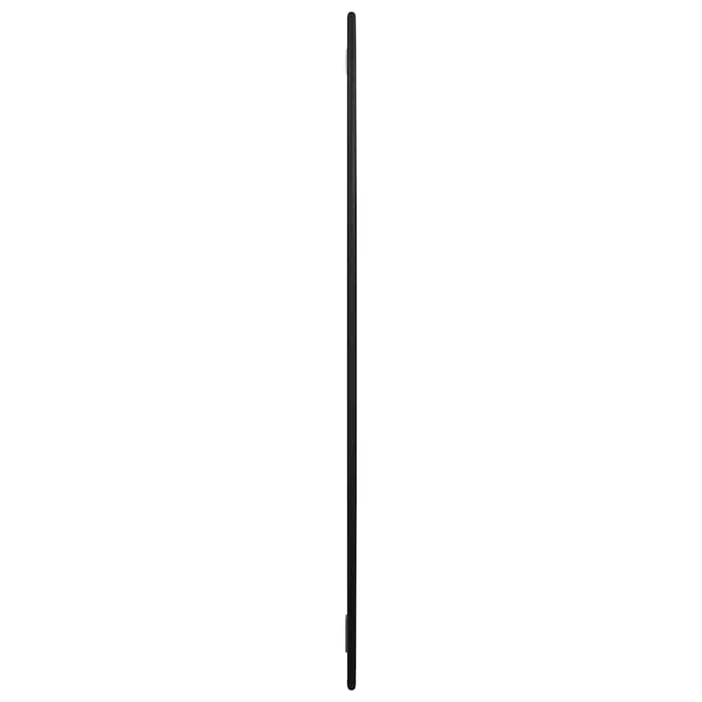 vidaXL Wall Mirror Black Ø 60 cm Round