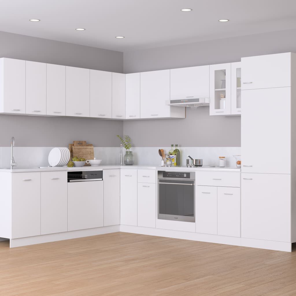 vidaXL Hanging Cabinet Lyon White 60x31x40 cm Engineered Wood