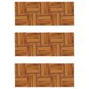 Decking Tiles Vertical Pattern 30 x 30 cm Acacia Set of 30