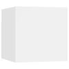 vidaXL 6 Piece TV Cabinet Set White Engineered Wood